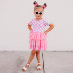DREAM BIG LITTLE CO BUBBLEGUM CHECKERS DREAM TUTU DRESSEveretts Place