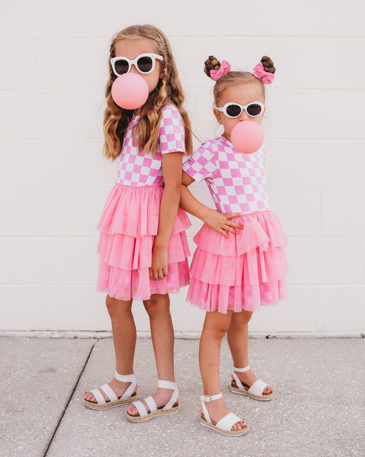 DREAM BIG LITTLE CO BUBBLEGUM CHECKERS DREAM TUTU DRESSEveretts Place