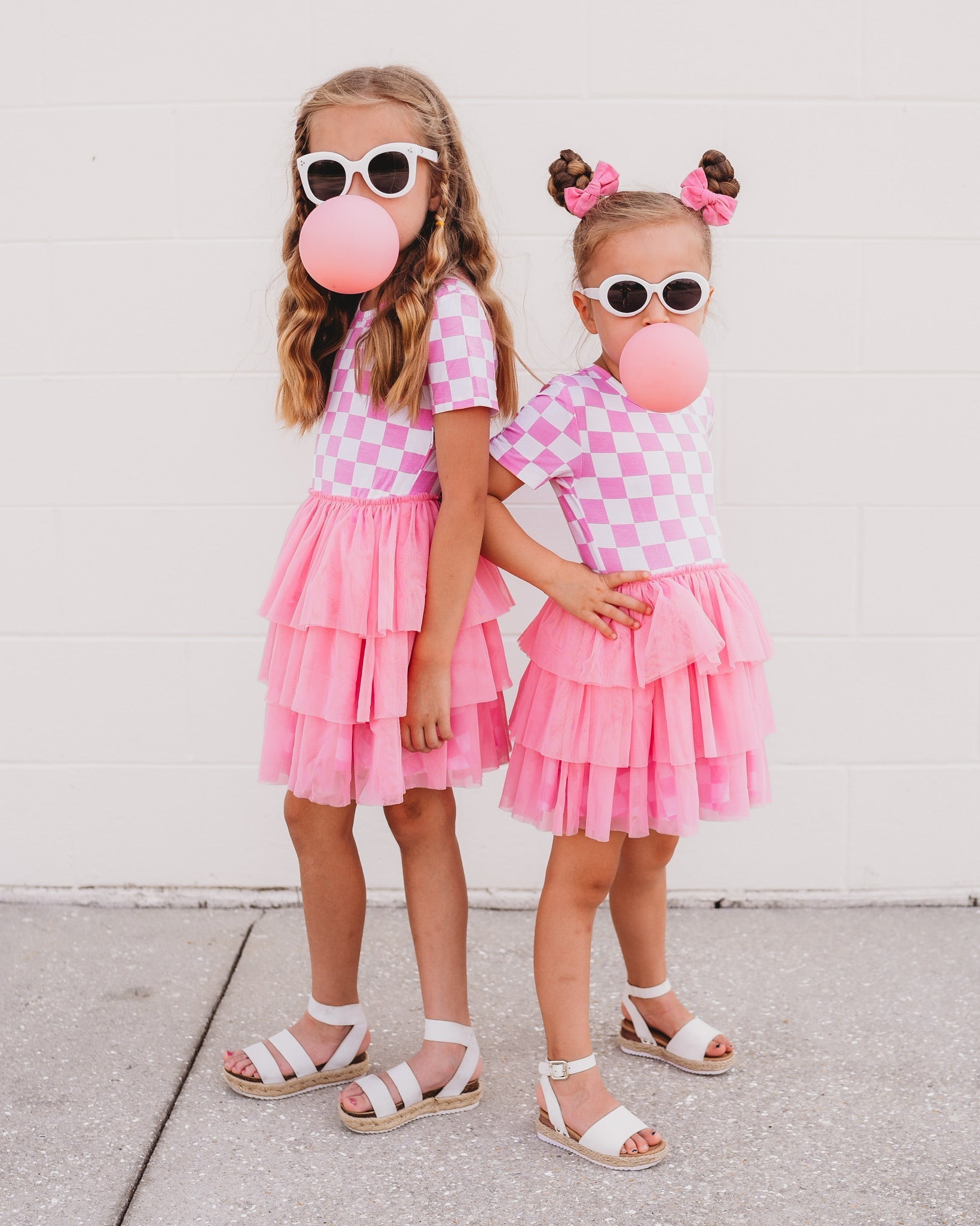 DREAM BIG LITTLE CO BUBBLEGUM CHECKERS DREAM TUTU DRESSEveretts Place