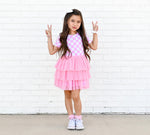 DREAM BIG LITTLE CO BUBBLEGUM CHECKERS DREAM TUTU DRESSEveretts Place