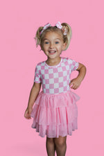 DREAM BIG LITTLE CO BUBBLEGUM CHECKERS DREAM TUTU DRESSEveretts Place