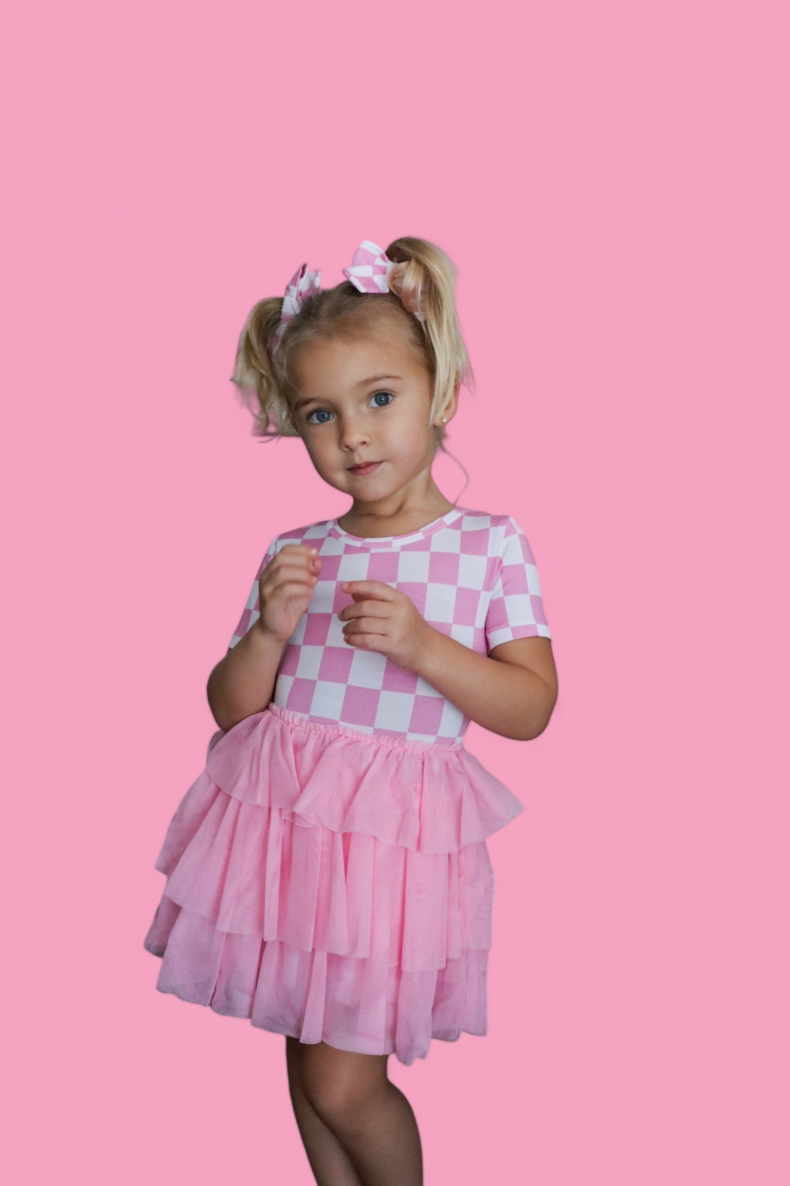 DREAM BIG LITTLE CO BUBBLEGUM CHECKERS DREAM TUTU DRESSEveretts Place