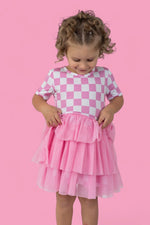 DREAM BIG LITTLE CO BUBBLEGUM CHECKERS DREAM TUTU DRESSEveretts Place