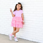 DREAM BIG LITTLE CO BUBBLEGUM CHECKERS DREAM TUTU DRESSEveretts Place