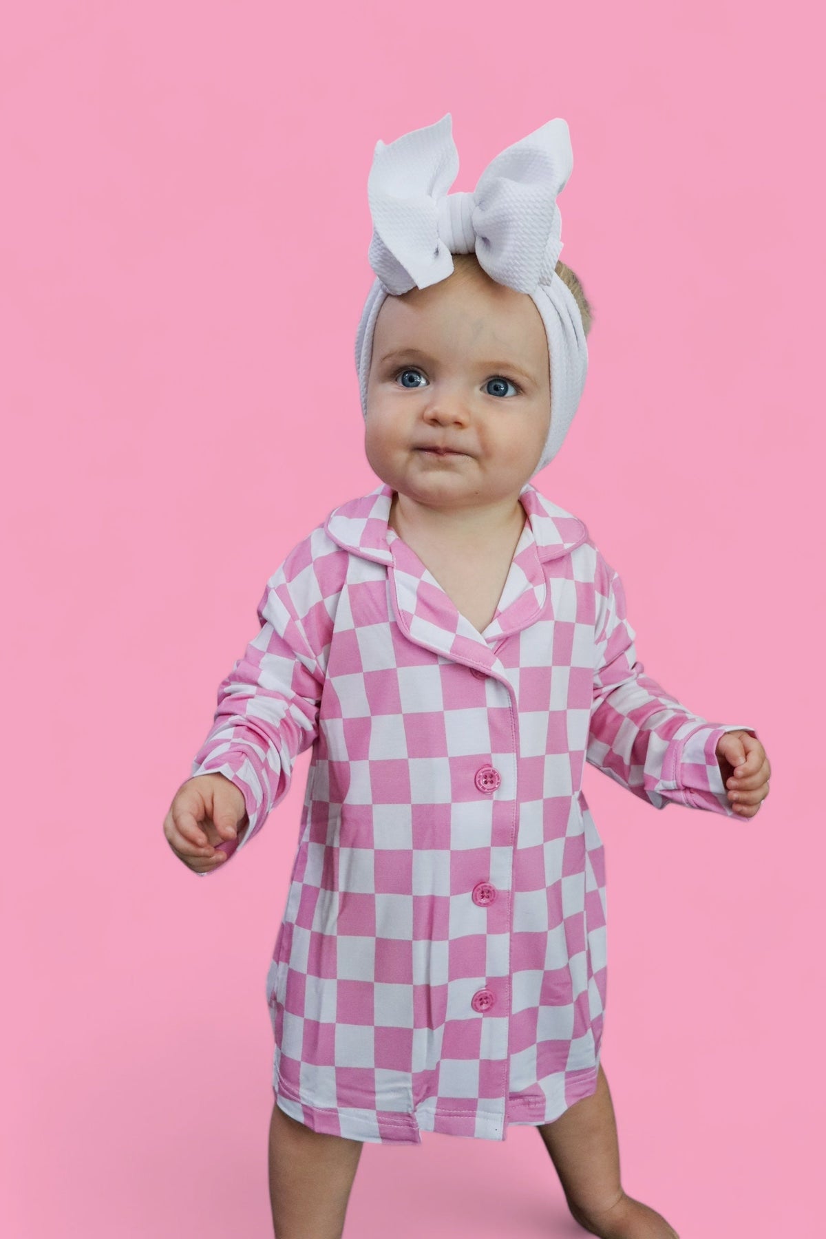 DREAM BIG LITTLE CO BUBBLEGUM CHECKERS GIRL'S DREAM GOWNEveretts Place
