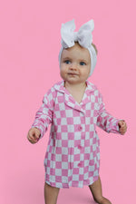 DREAM BIG LITTLE CO BUBBLEGUM CHECKERS GIRL'S DREAM GOWNEveretts Place