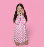 DREAM BIG LITTLE CO BUBBLEGUM CHECKERS GIRL'S DREAM GOWNEveretts Place