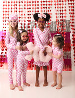 DREAM BIG LITTLE CO BUBBLEGUM CHECKERS GIRL'S DREAM GOWNEveretts Place