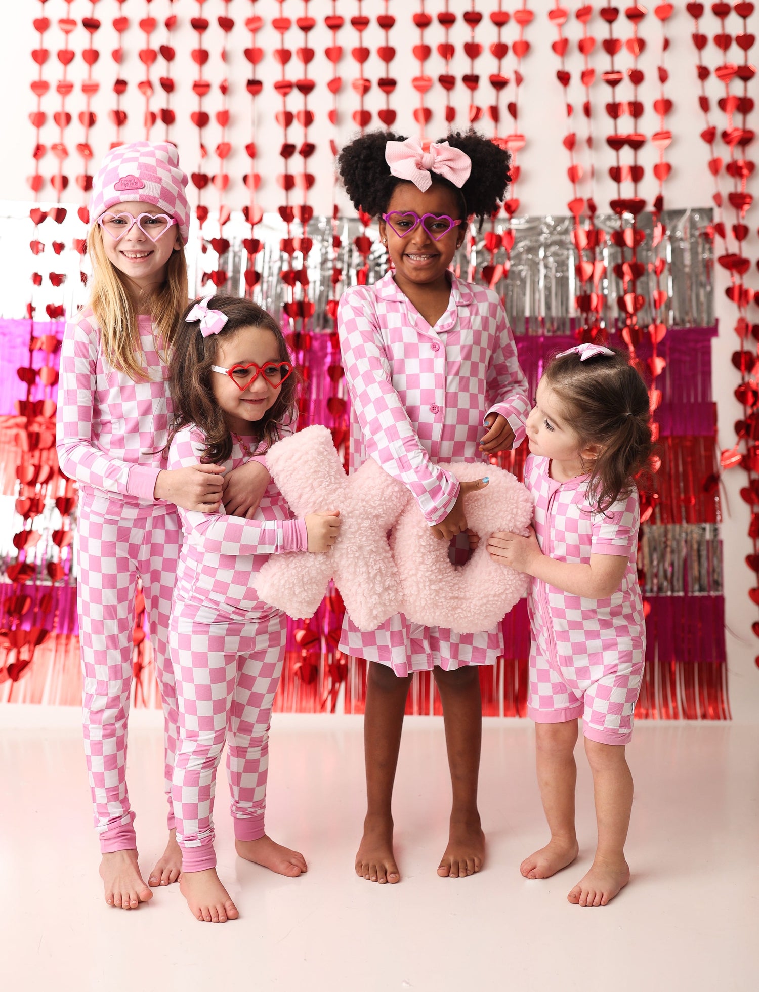 DREAM BIG LITTLE CO BUBBLEGUM CHECKERS GIRL'S DREAM GOWNEveretts Place