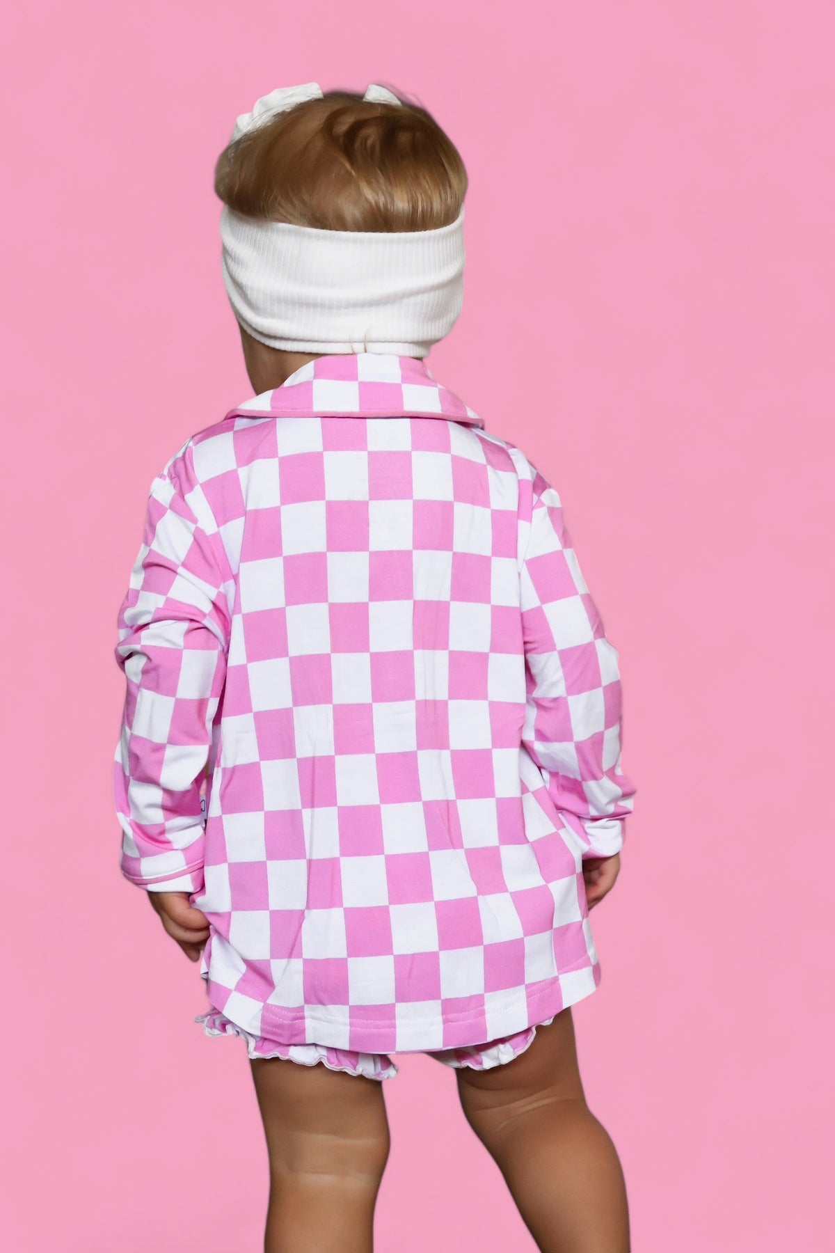 DREAM BIG LITTLE CO BUBBLEGUM CHECKERS GIRL'S DREAM GOWNEveretts Place