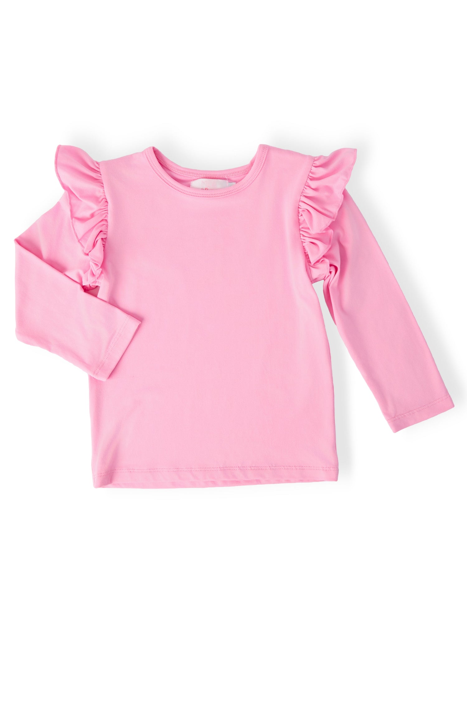 Mila & Rose ® Bubblegum Pink L/S Ruffle TeeEveretts Place