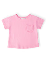 Mila & Rose ® Bubblegum Pink Ruffle Pocket TeeEveretts Place
