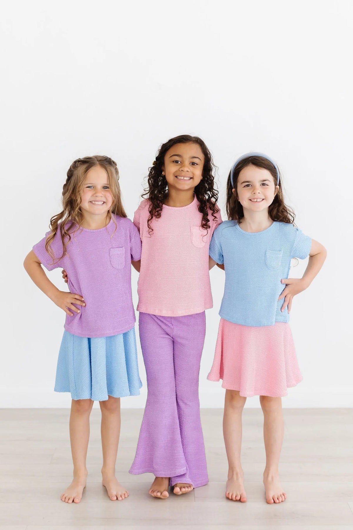 Mila & Rose ® Bubblegum Pink Scrunchy Twirl Skort - 