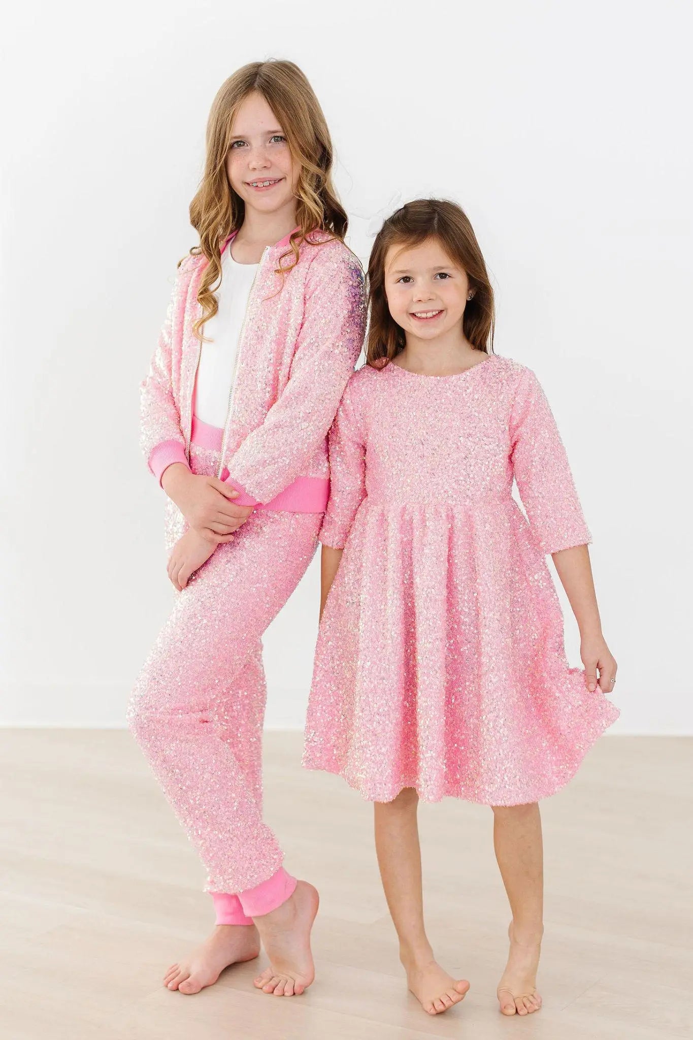 Mila & Rose ® Bubblegum Pink Sequin Jacket - 