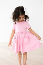 Mila & Rose ® Bubblegum Pink S/S Pocket Twirl Dress - 