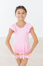 Mila & Rose ® Bubblegum Pink S/S Twirl Leotard - 