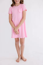 Mila & Rose ® Bubblegum Pink T-Shirt Dress - 