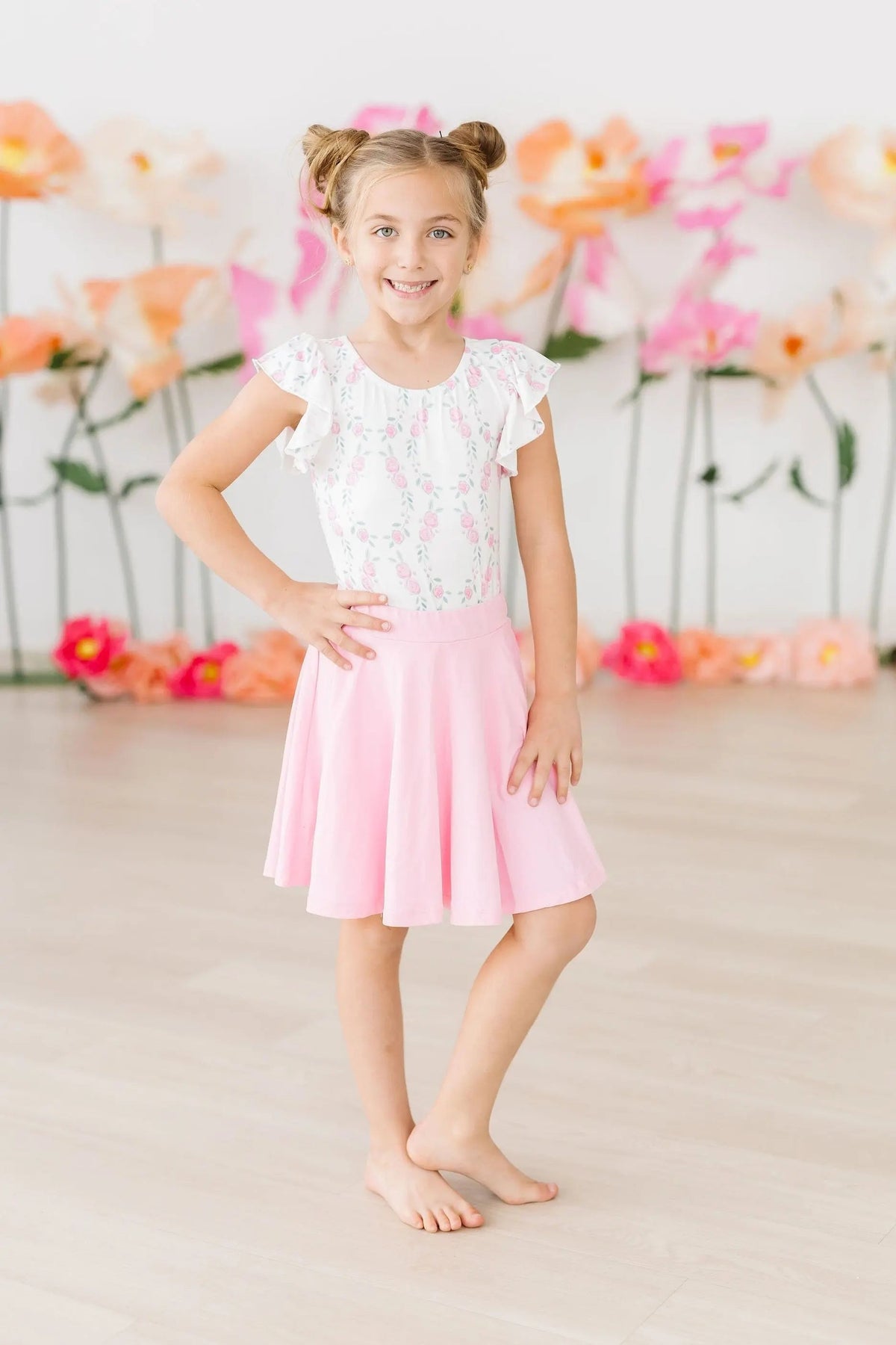 Mila & Rose ® Bubblegum Pink Twirl Skort - 