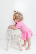 DREAM BIG LITTLE CO BUBBLEGUM RIB DREAM BODYSUIT DRESSEveretts Place