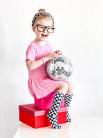 DREAM BIG LITTLE CO BUBBLEGUM RIB DREAM BODYSUIT DRESSEveretts Place