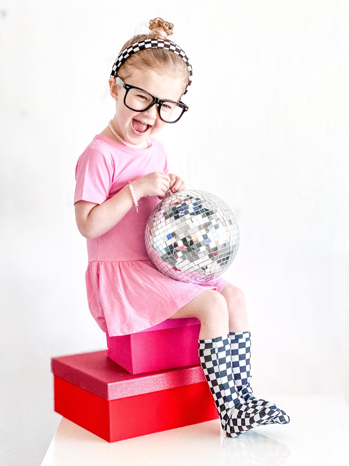 DREAM BIG LITTLE CO BUBBLEGUM RIB DREAM BODYSUIT DRESSEveretts Place
