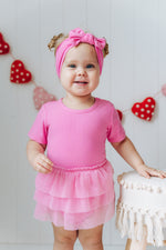 DREAM BIG LITTLE CO BUBBLEGUM RIB DREAM TUTU BODYSUIT DRESSEveretts Place