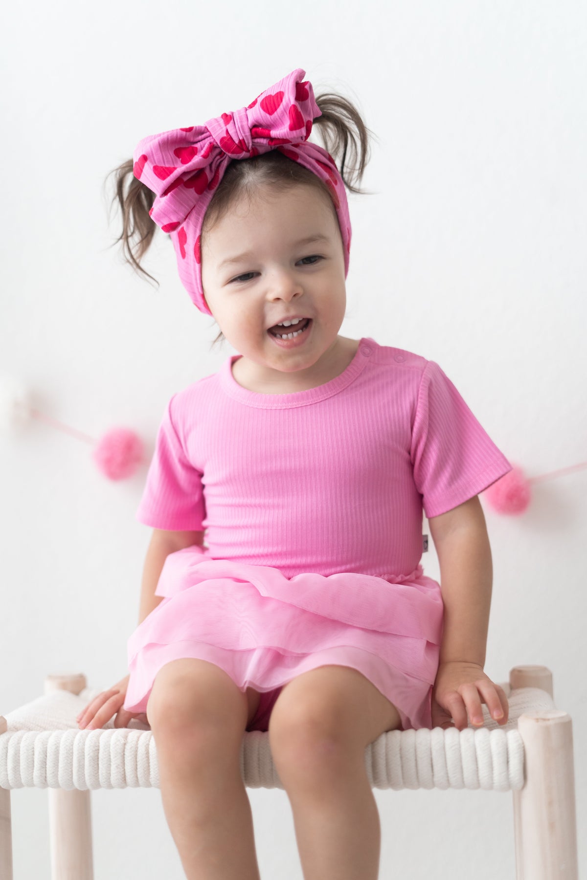 DREAM BIG LITTLE CO BUBBLEGUM RIB DREAM TUTU BODYSUIT DRESSEveretts Place
