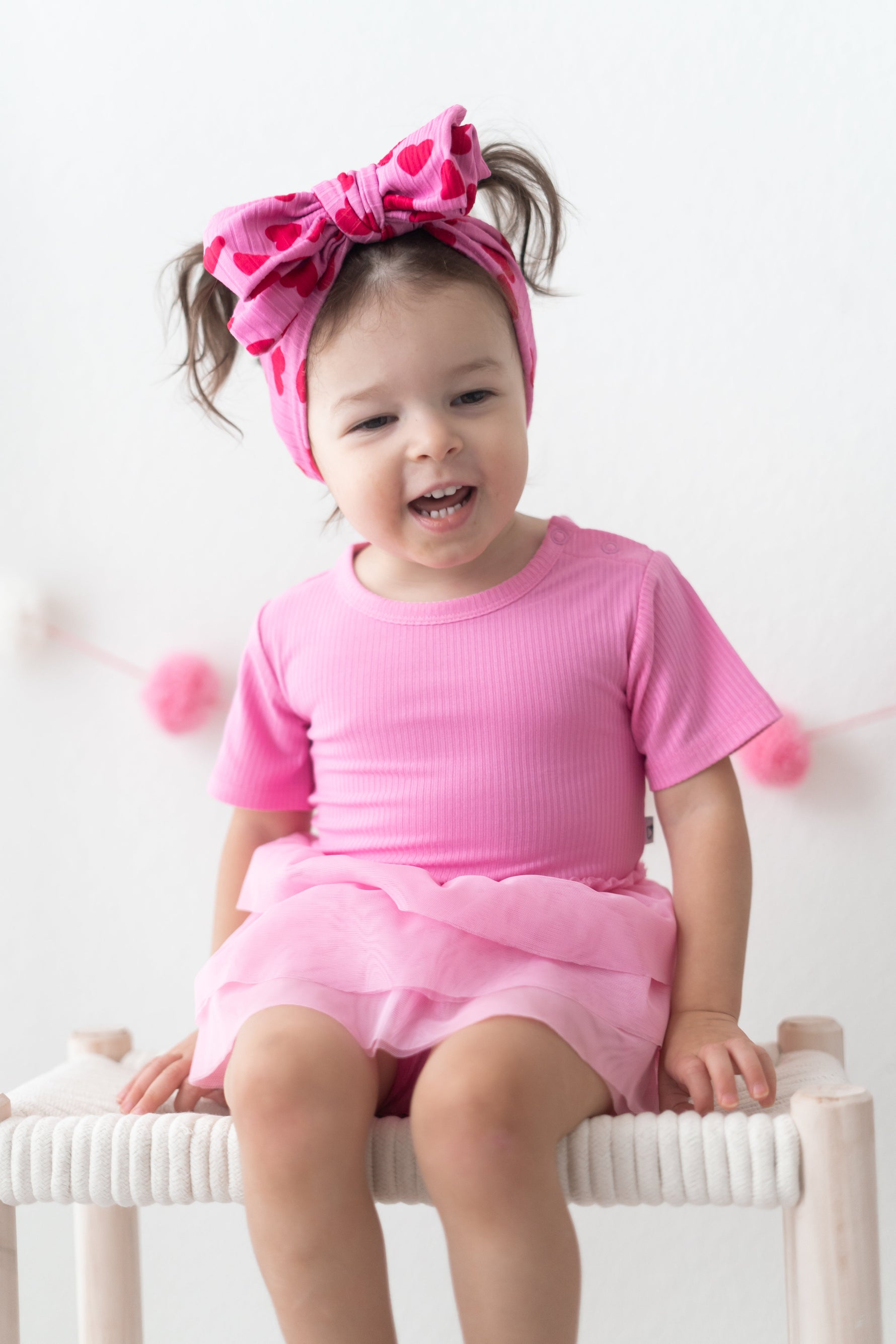 DREAM BIG LITTLE CO BUBBLEGUM RIB DREAM TUTU BODYSUIT DRESSEveretts Place