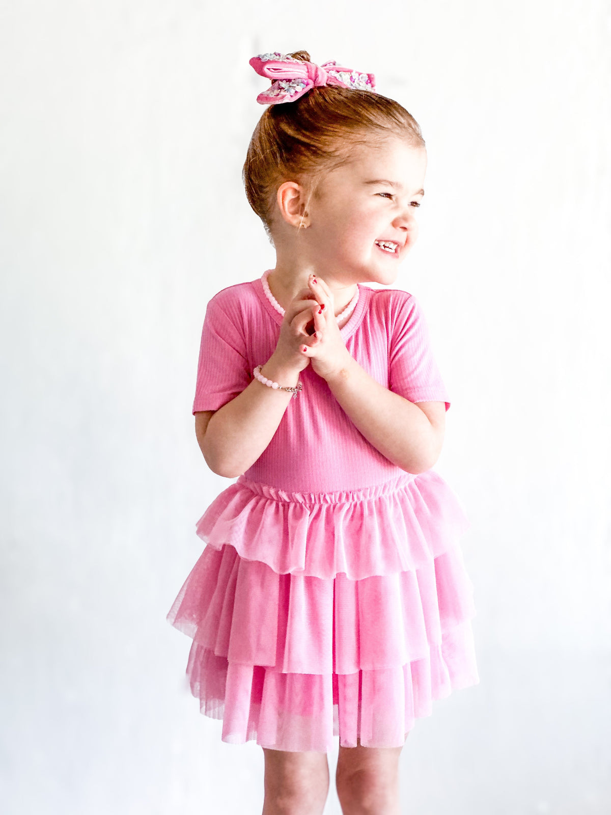 DREAM BIG LITTLE CO BUBBLEGUM RIB DREAM TUTU DRESSEveretts Place