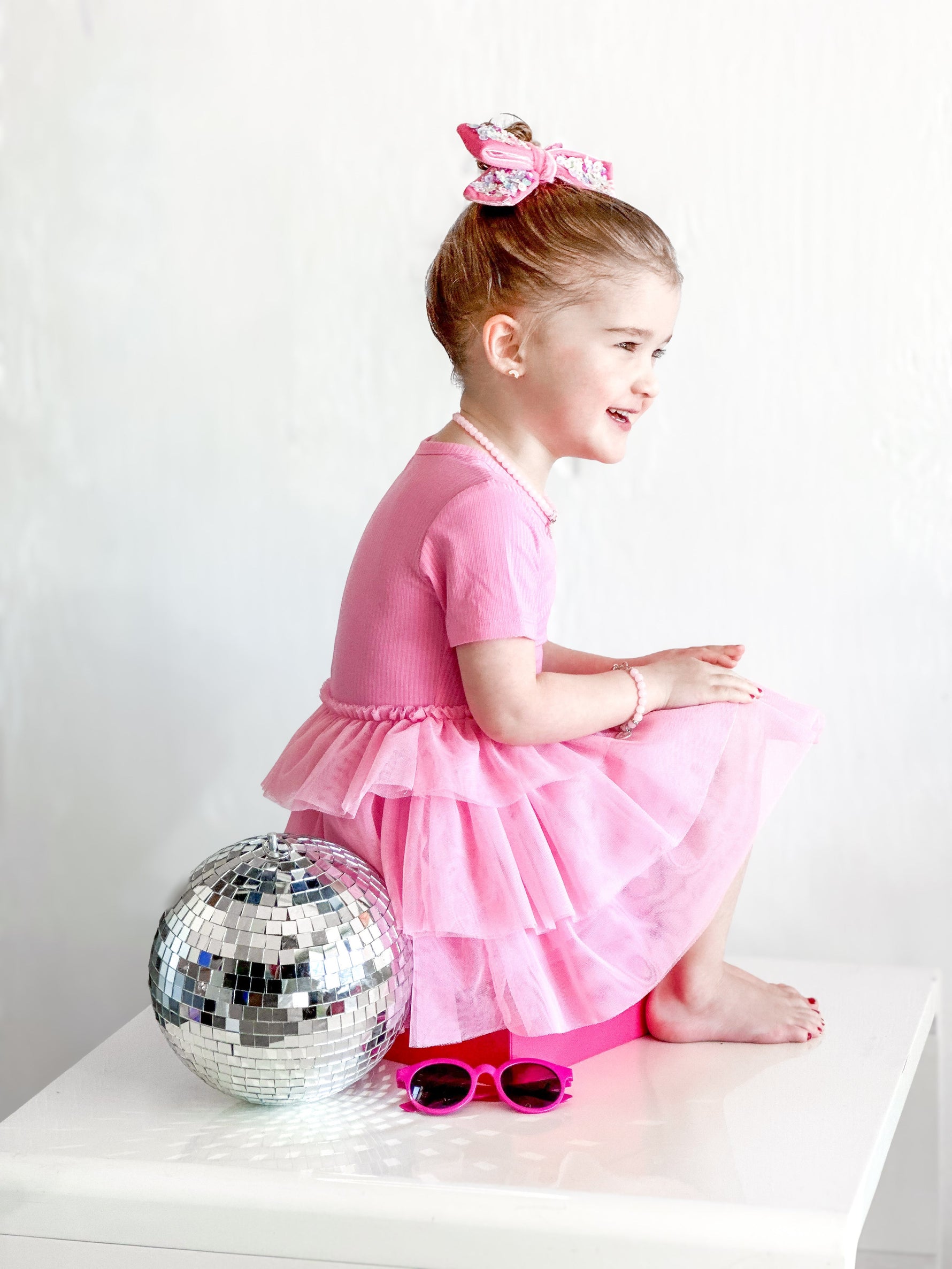 DREAM BIG LITTLE CO BUBBLEGUM RIB DREAM TUTU DRESSEveretts Place