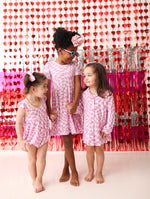 DREAM BIG LITTLE CO BUBBLEGUM WAVY CHECKERS DREAM RUFFLE DRESSEveretts Place