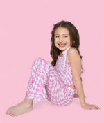 DREAM BIG LITTLE CO BUBBLEGUM WAVY CHECKERS DREAM SMOCKED FLARE SETEveretts Place