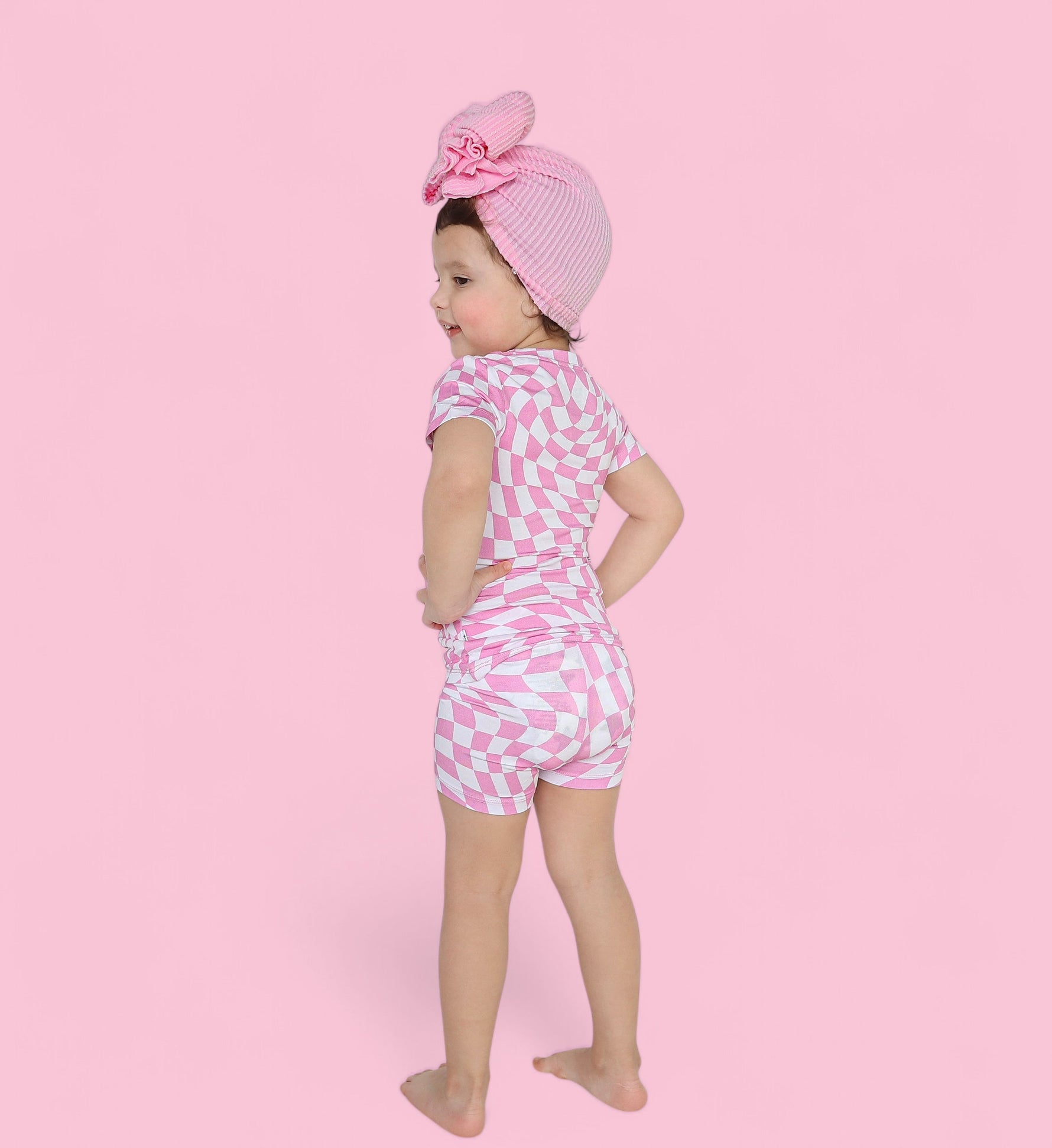 DREAM BIG LITTLE CO BUBBLEGUM WAVY CHECKERS DREAM TUTU DRESSEveretts Place