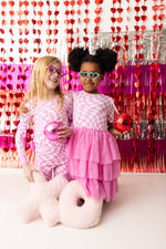 DREAM BIG LITTLE CO BUBBLEGUM WAVY CHECKERS DREAM TUTU DRESSEveretts Place