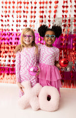 DREAM BIG LITTLE CO BUBBLEGUM WAVY CHECKERS DREAM TUTU DRESSEveretts Place