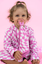 DREAM BIG LITTLE CO BUBBLEGUM WAVY CHECKERS GIRL'S DREAM GOWNEveretts Place
