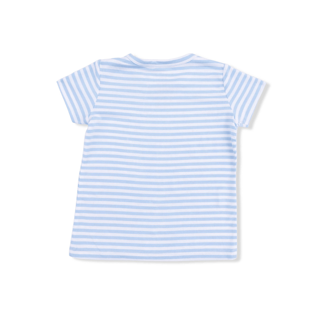 Angel Dear Bubbly Sailboat Stripe - Crew Neck Tee with Cargo Short - 