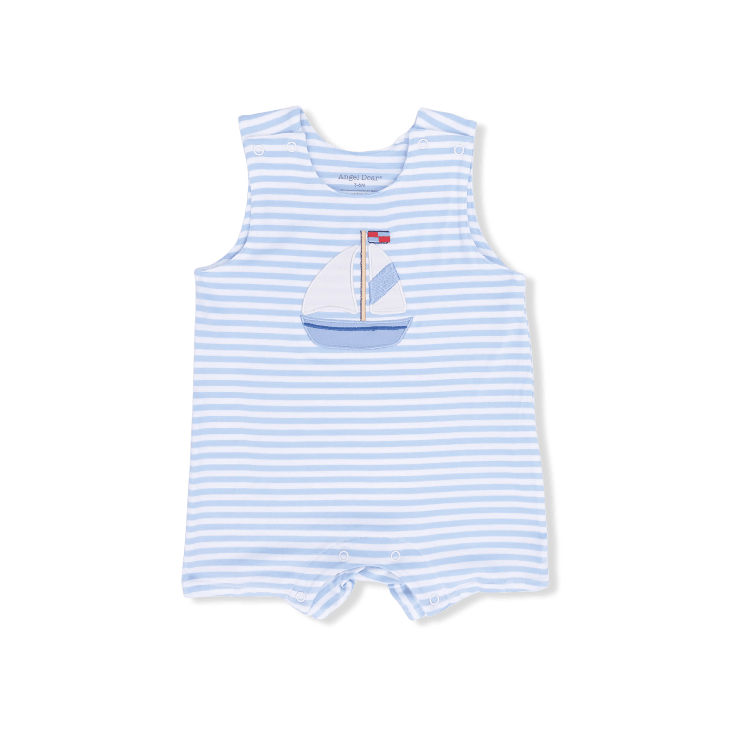 Angel Dear Bubbly Sailboat Stripe - Sleeveless Jon Jon - 