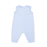 Angel Dear Bubbly Sailboat Stripe - Sleeveless Romper - 
