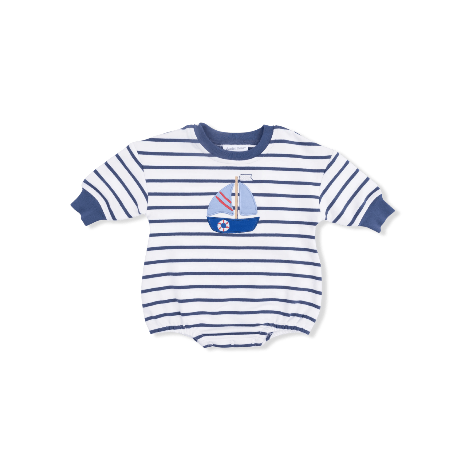 Bubbly Sailboat - Sweatshirt Bubble - Blue, Sleeve, Baby & Toddler Clothing, Textile, Infant bodysuit | Everetts Place