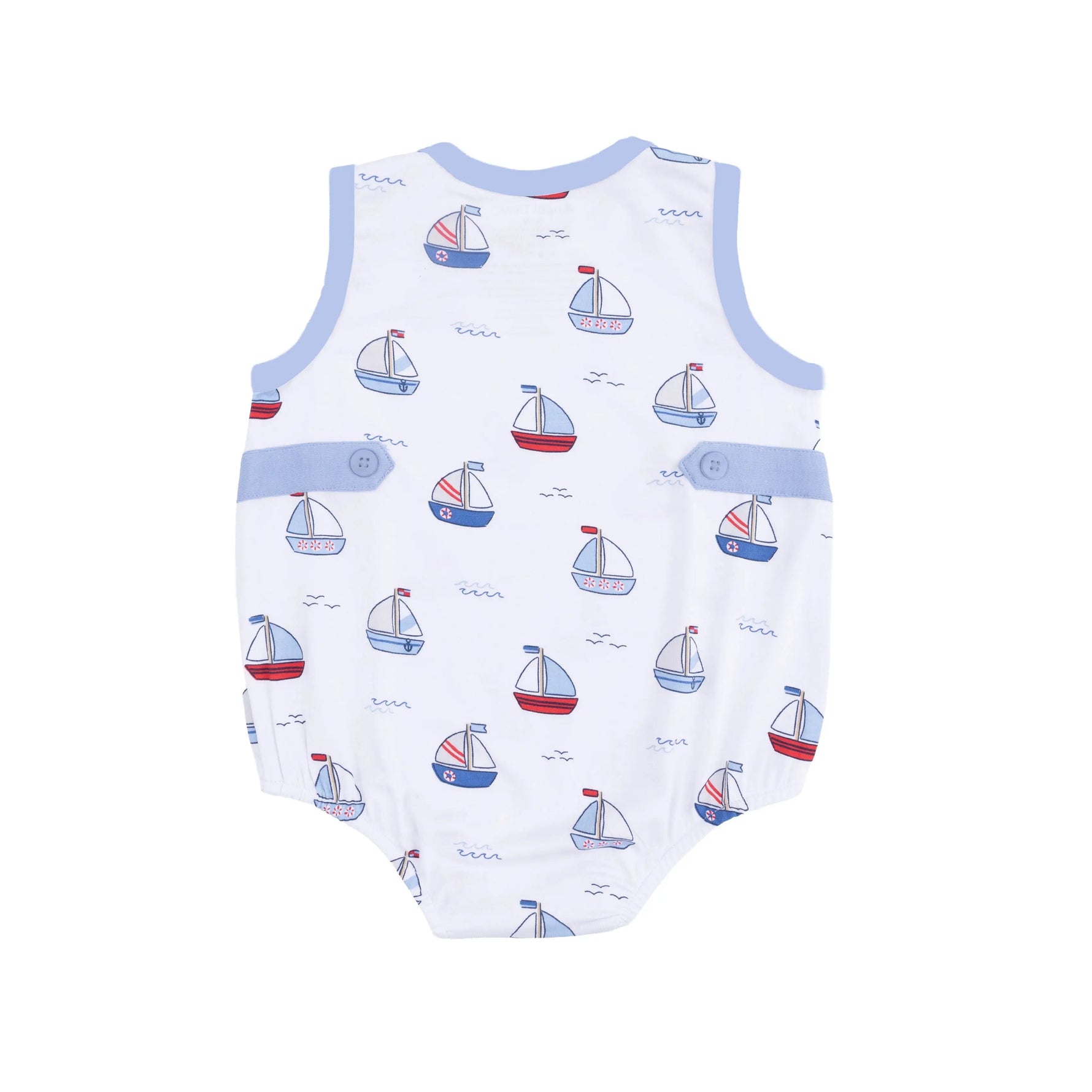 Angel Dear Bubbly Sailboats Blue - Bubble - 