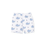 Angel Dear Bubbly Sailor Whales Blue - Loungewear Short Set - 