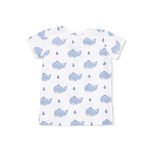 Angel Dear Bubbly Sailor Whales Blue - Loungewear Short Set - 