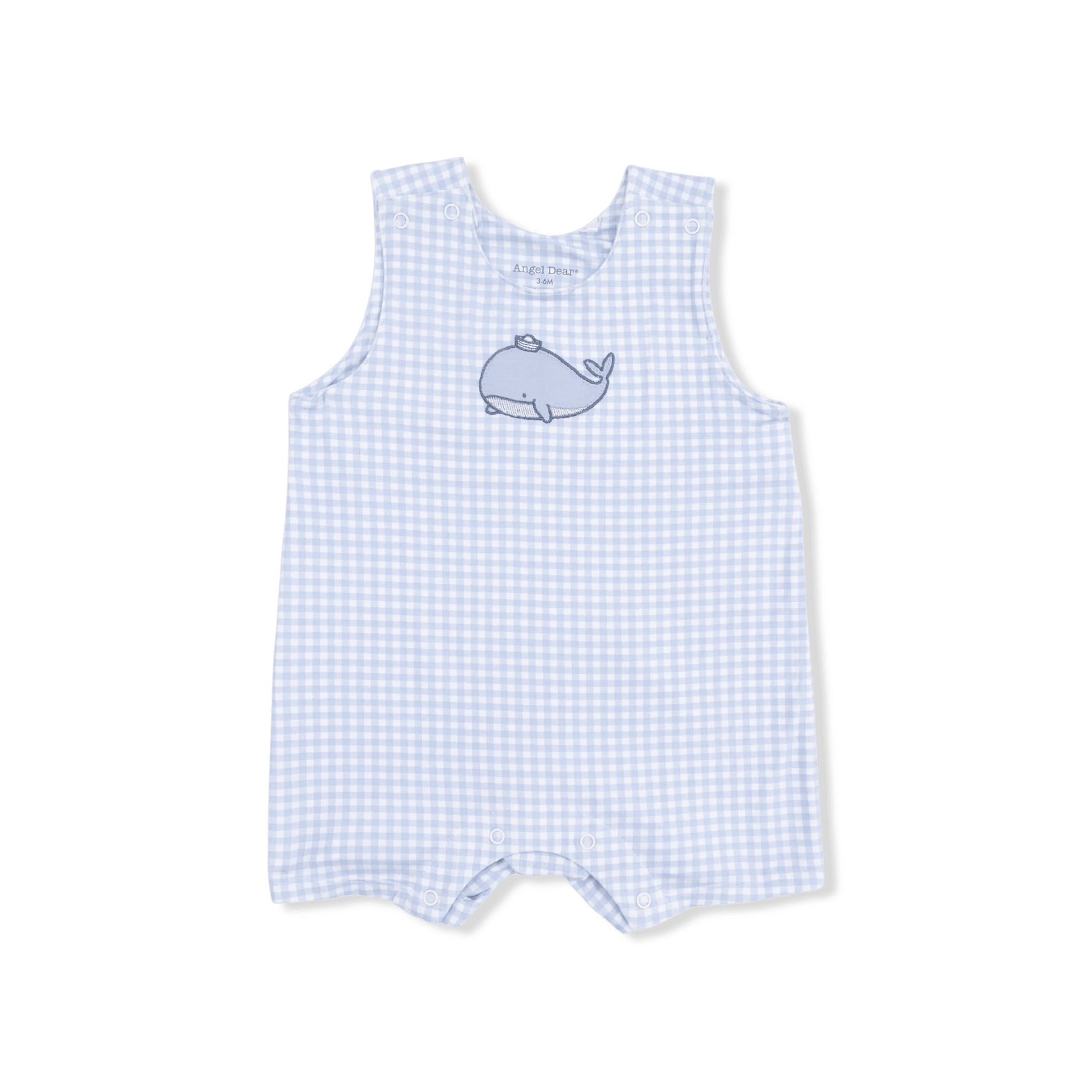 Angel Dear Bubbly Sailor Whales Blue - Sleeveless Jon Jon - 