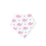 Angel Dear Bubbly Whale with Bow Pink - Bandana Bib - 