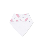 Angel Dear Bubbly Whale with Bow Pink - Bandana Bib - 