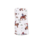 Angel Dear Buckaroo Western - Swaddle Blanket - 