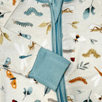 Kolorful Bug Buddies Bamboo Baby Pajamas with Two Way Zipper and Fold Over Hands and Feet - Everetts Place Boutique - 