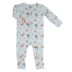 Sweet Bamboo Bulls Boots Lasso Western Convertible Romper with Two Way Zip for Babies - 