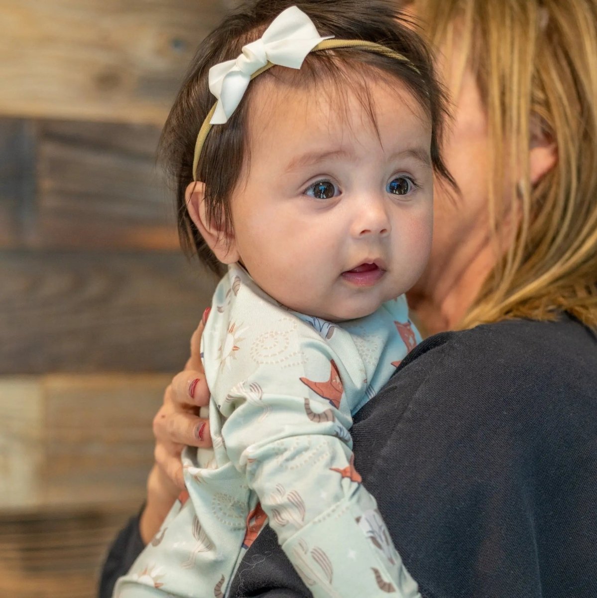 Sweet Bamboo Bulls Boots Lasso Western Zipper Footie with Silicone Grips for Babies - 